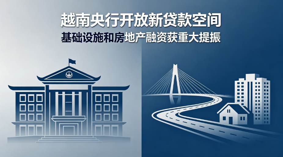 越南央行釋放信貸空間：基礎設施與房地產融資迎來重大轉折