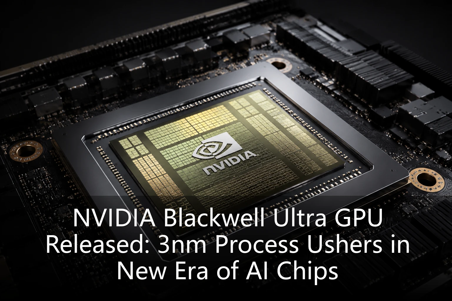NVIDIA Blackwell Ultra GPU Released: 3nm Process Ushers in New Era of AI Chips