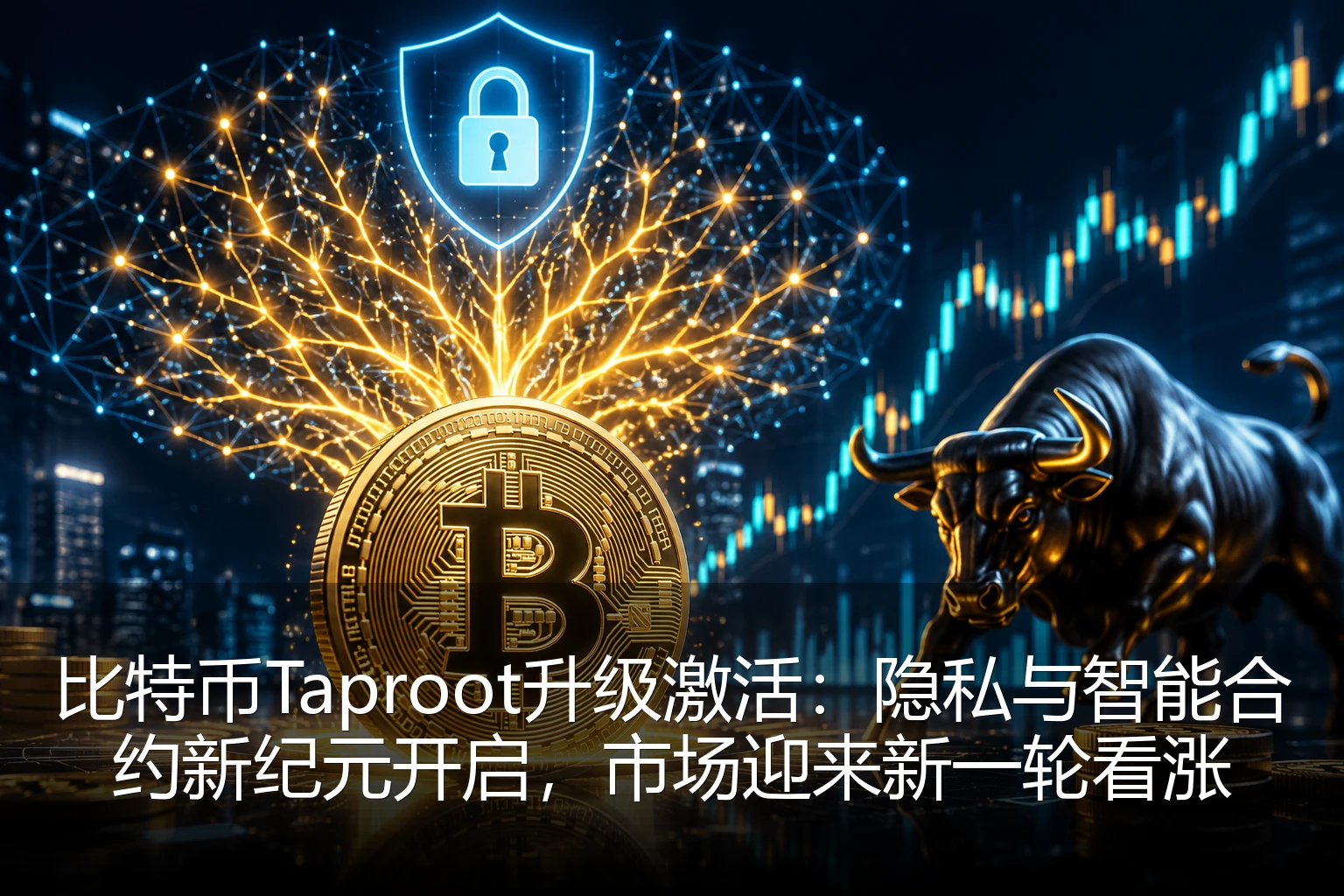比特币Taproot升级激活：隐私与智能合约新纪元开启，市场迎来新一轮看涨