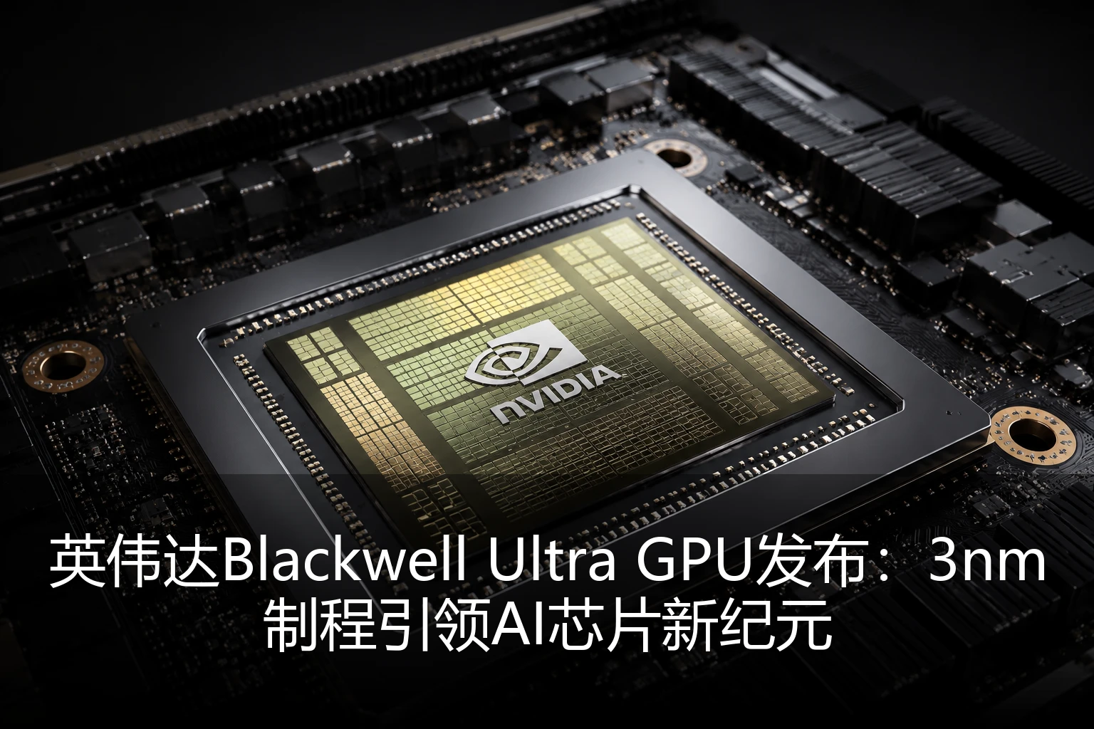 英伟达Blackwell Ultra GPU发布：3nm制程引领AI芯片新纪元